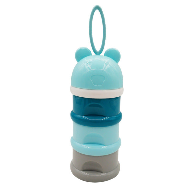 3 layer Frog Style Portable Baby Food Storage