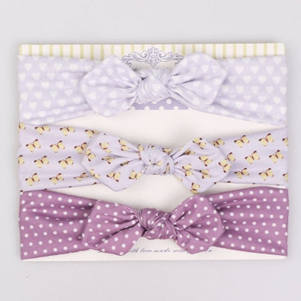 3Pcs Rabbit Ear Baby Headband For Girls