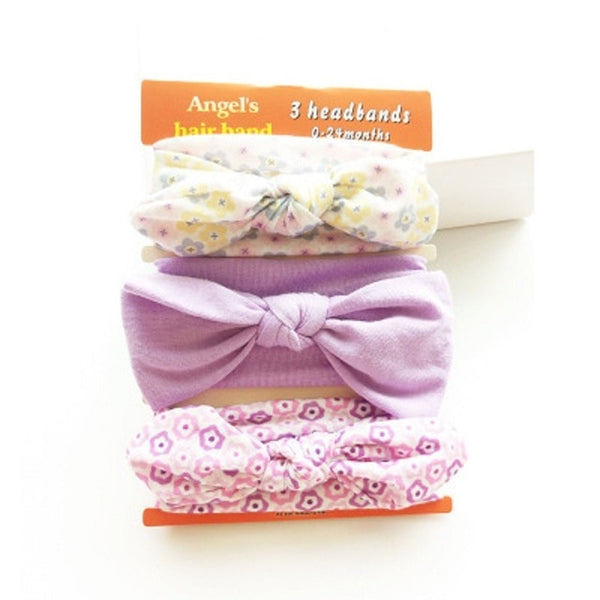 3Pcs Rabbit Ear Baby Headband For Girls