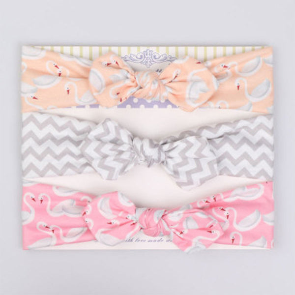 3Pcs Rabbit Ear Baby Headband For Girls