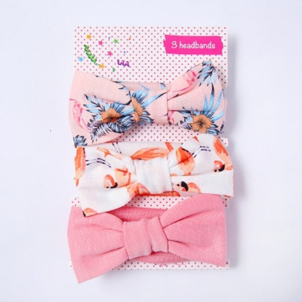 3Pcs Rabbit Ear Baby Headband For Girls