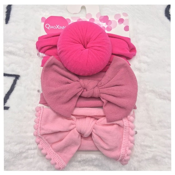 3Pcs Rabbit Ear Baby Headband For Girls