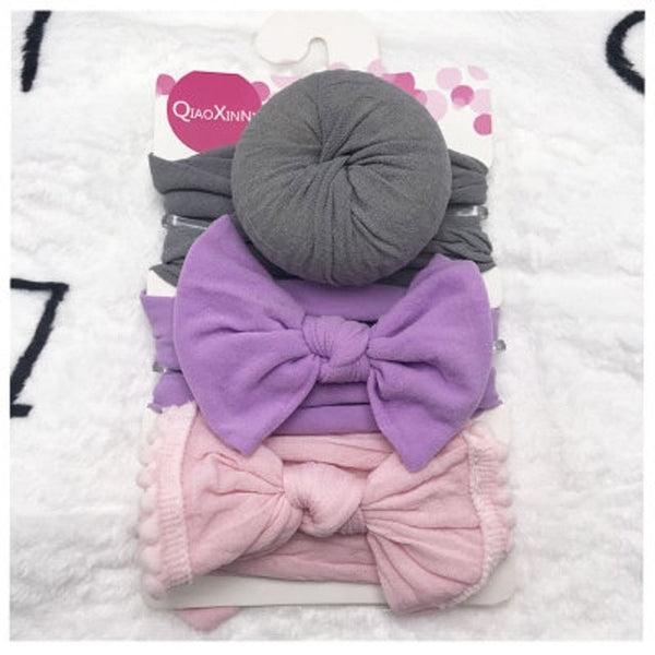 3Pcs Rabbit Ear Baby Headband For Girls